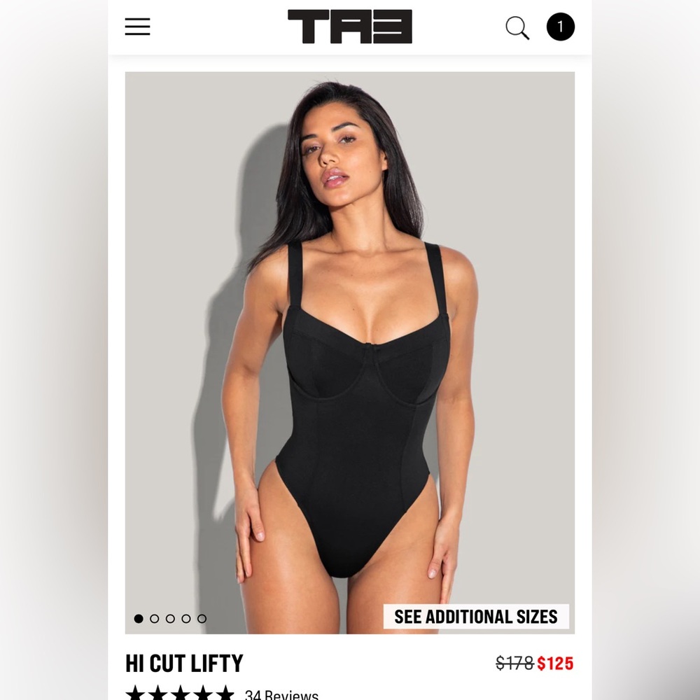 TA3 Hi Cut Lifty Swimsuit